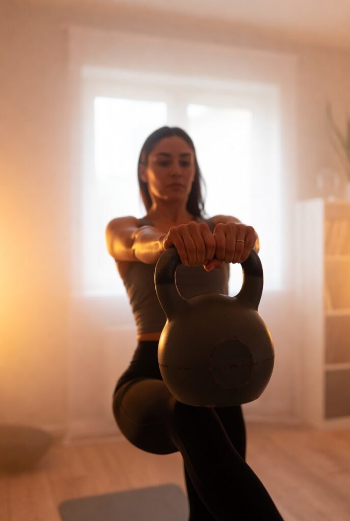 The Kettlebell or Dumbbell Home Plan