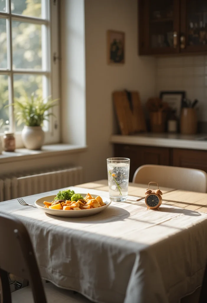 Schedule Your Meals and Water Breaks