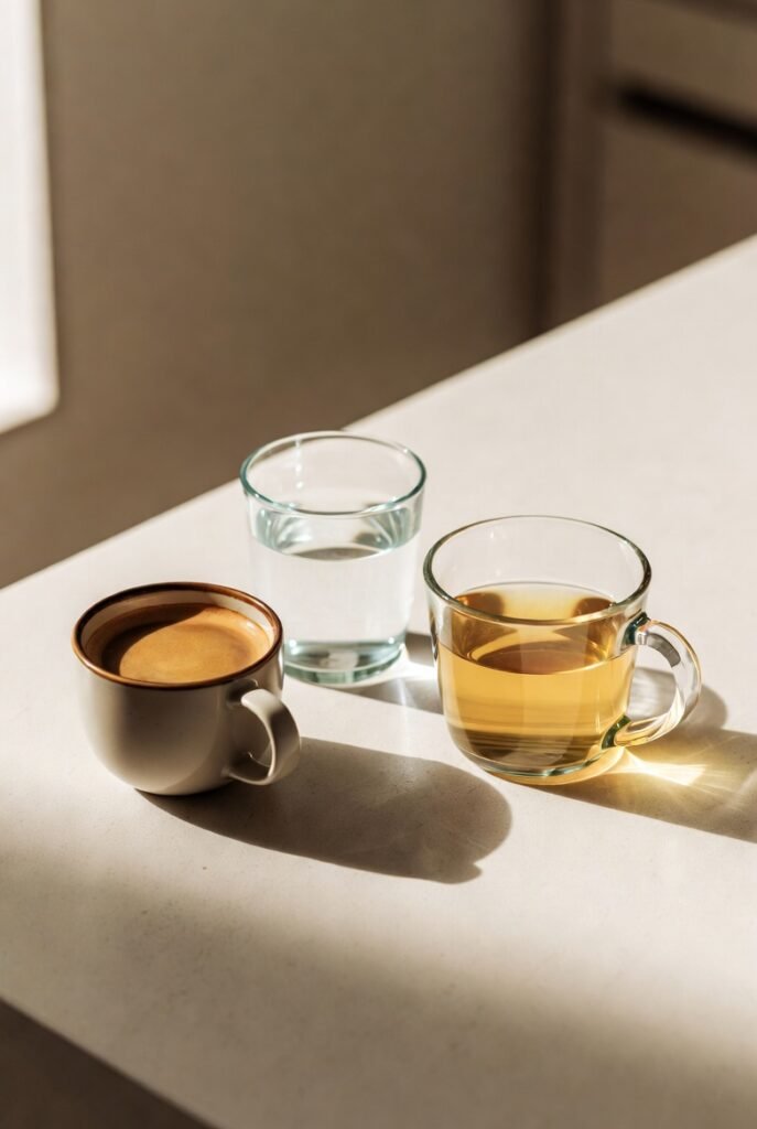 Limit Caffeine and Alcohol